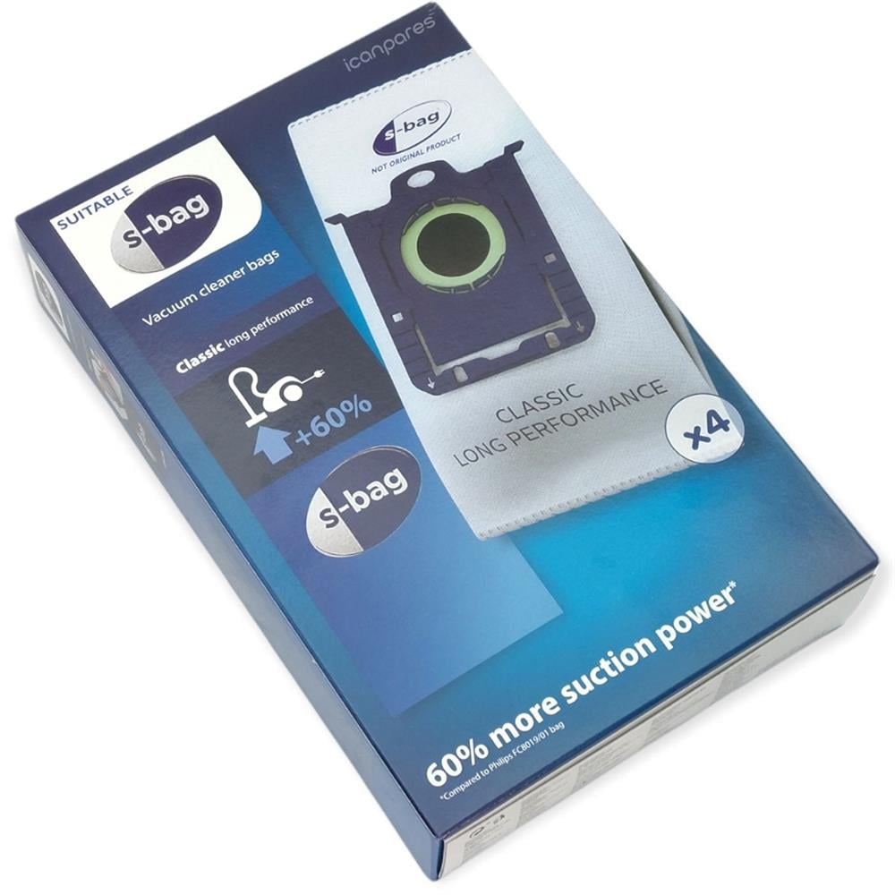Philips Uyumlu FC 9019 Universe Süpürge 4lü Toz Torbası S-bag