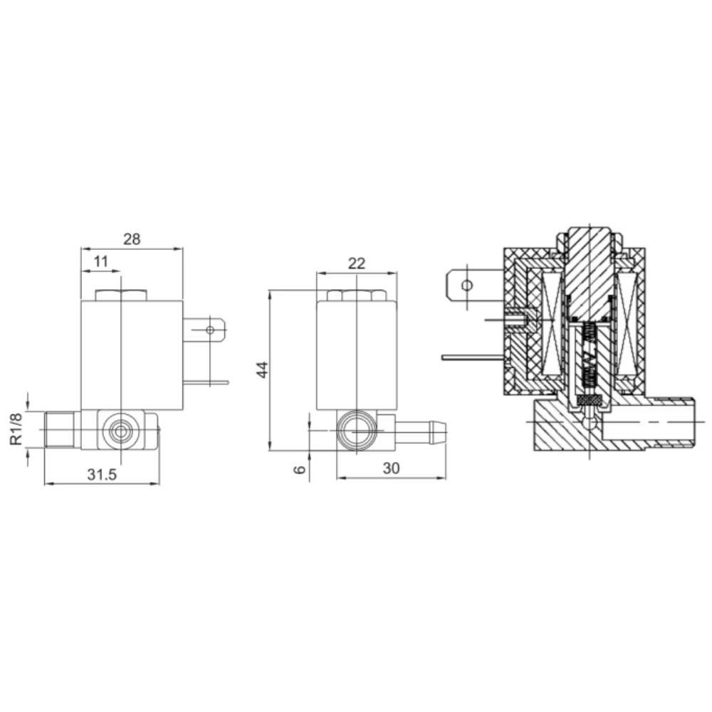 Philips Uyumlu GC Serisi Uyumlu 9-12VA Solenoid Valf - 292202199016