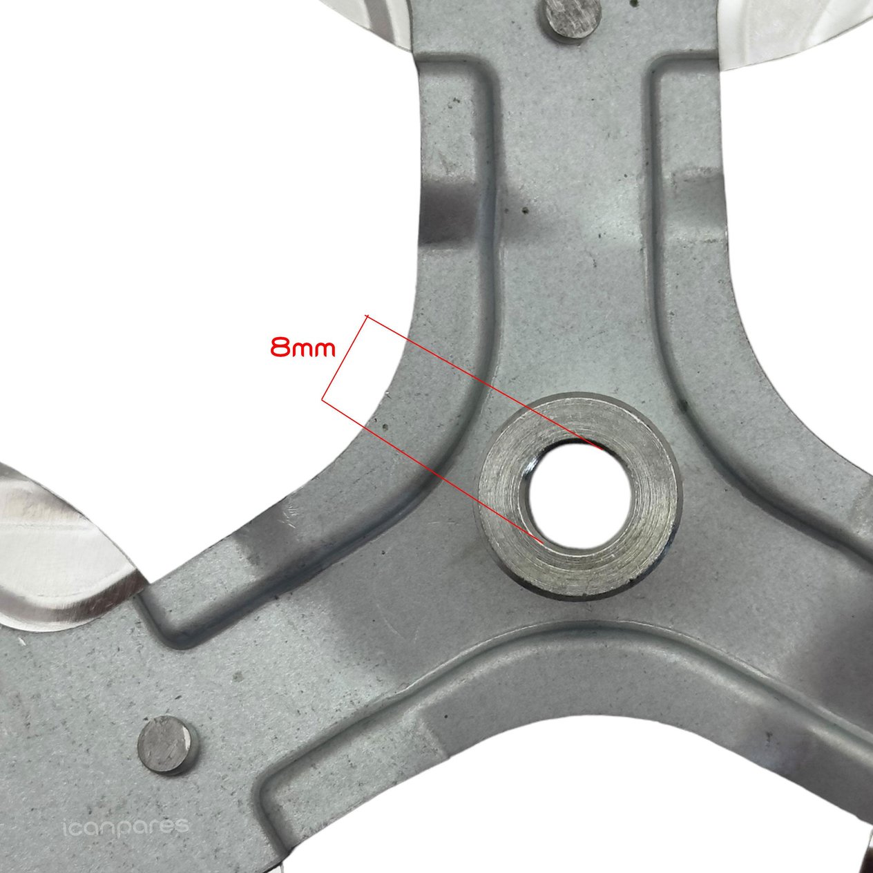 Bir Çok Marka İle Uyumlu Mil Çapı 8mm Metal Vantilatör Pervanesi