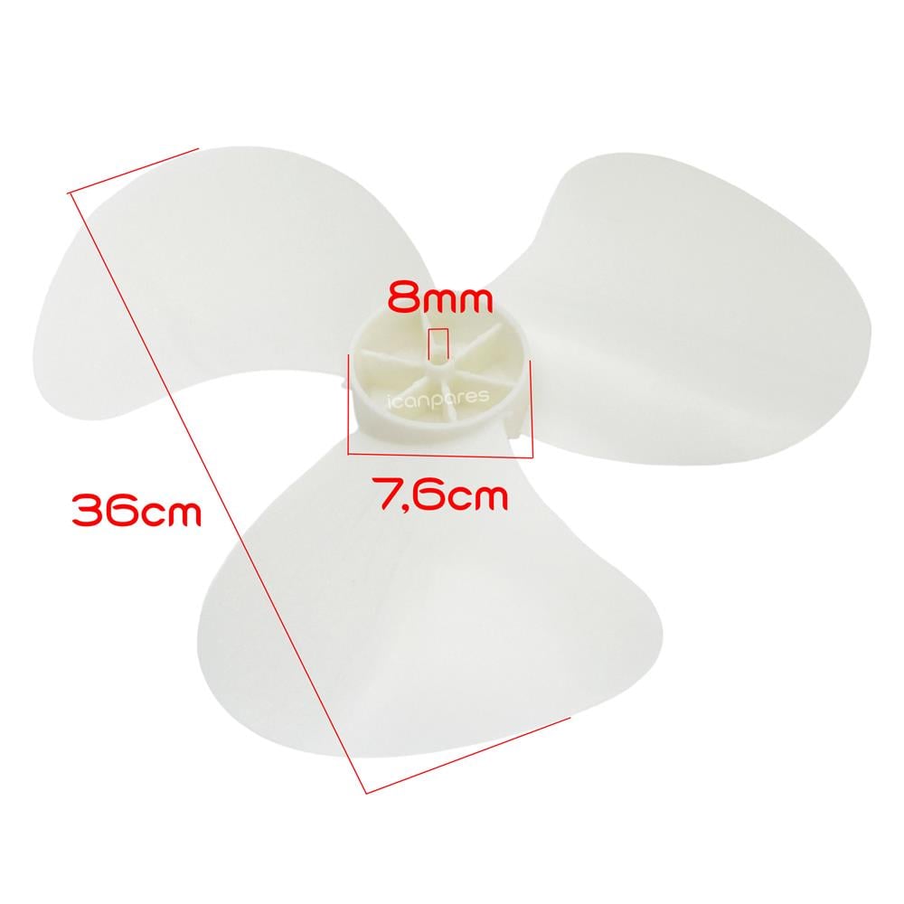Goldmaster Uyumlu GFN 7904 Meltem Vantilatör Yumuşak Pervane