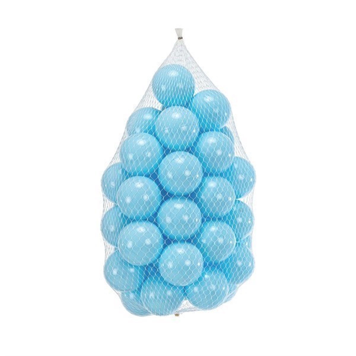 Wellgro Bubble Pops Açık Gri Sünger Top Havuzu / Beyaz, Beyaz, Mavi Toplu