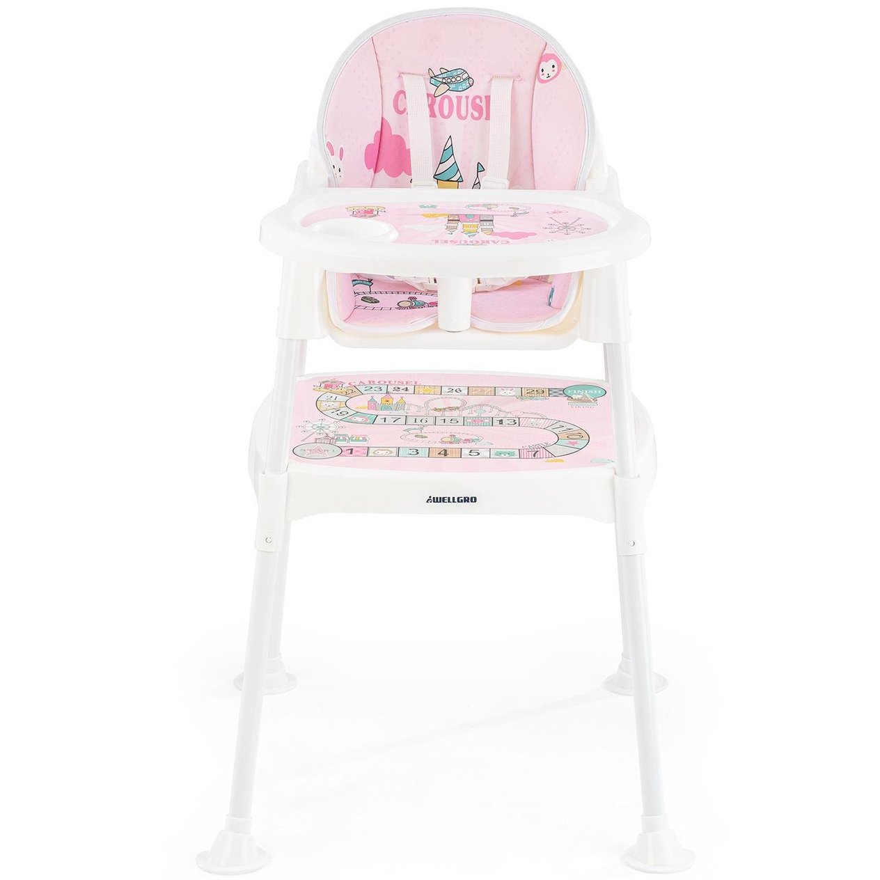 Wellgro Carousel Çalışma Masalı Mama Sandalyesi