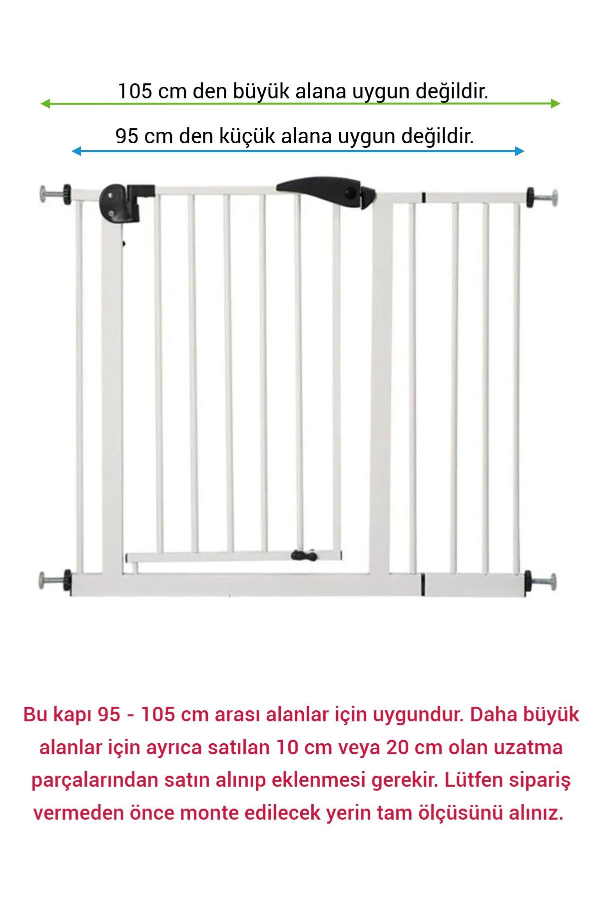Wellgro Güvenlik Kapısı 96-105 cm Arası Kullanım İmkanı