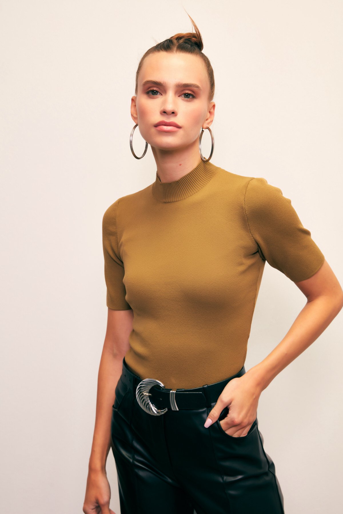 Half Fisherman Knitwear - GREEN