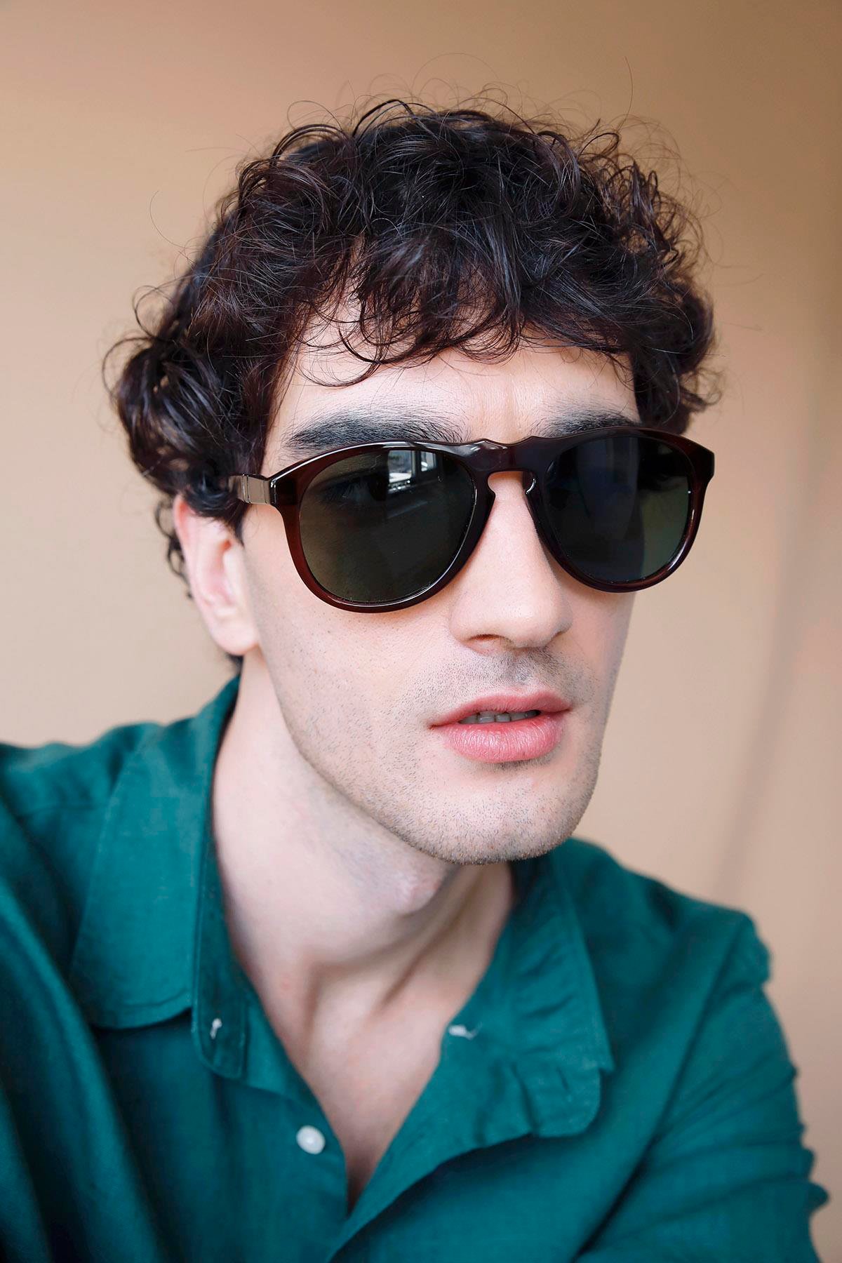 Bennett Dark Brown Green Erkek Güneş Gözlüğü