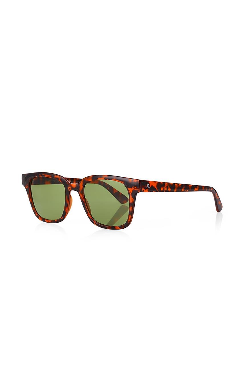 Elvin Leopard Green Erkek Güneş Gözlüğü