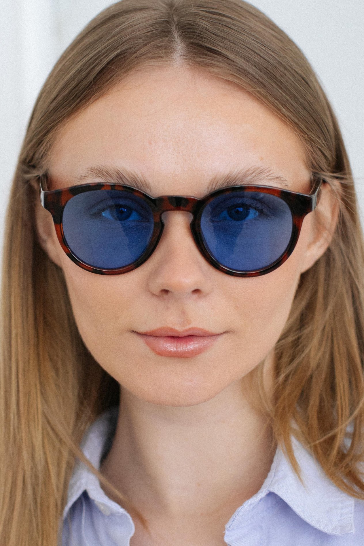 Gleen Leopard Blue Güneş Gözlüğü