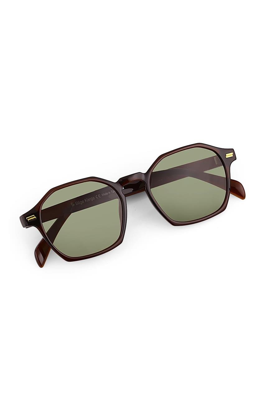 Gratus Brown Dark Green Güneş Gözlüğü