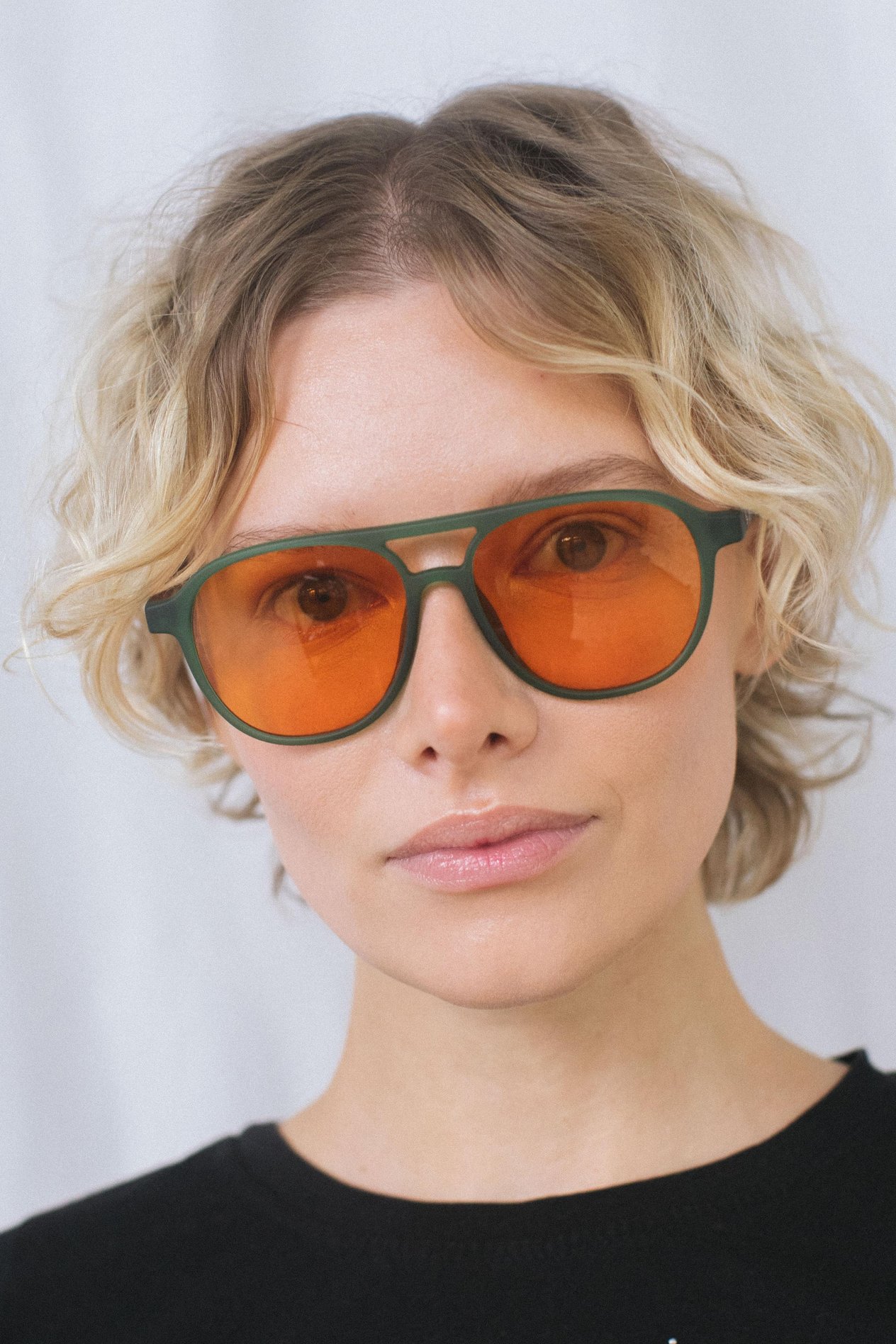 Richard Matt Green Orange Güneş Gözlüğü