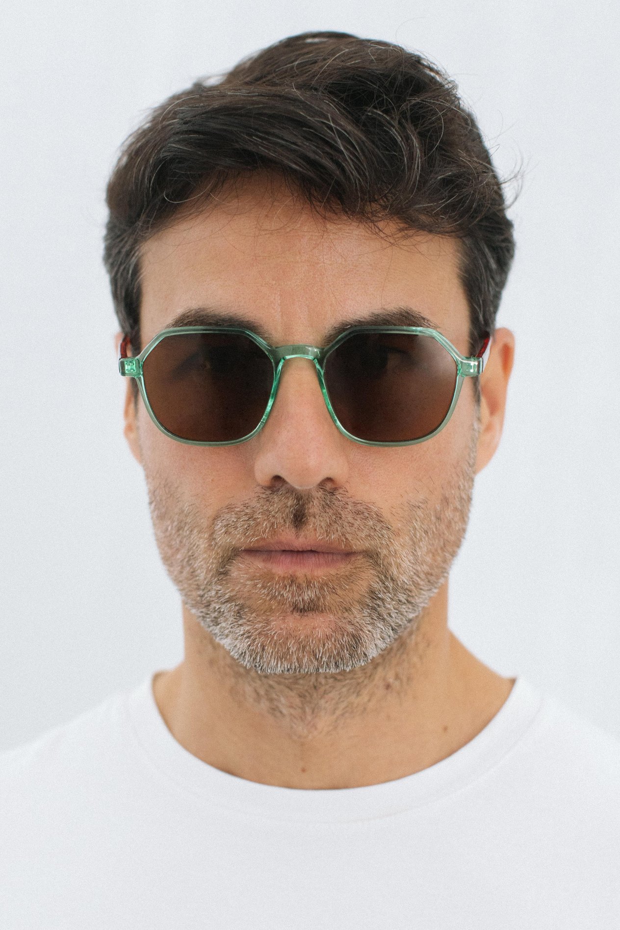 Sezar Green Leopard Brown Erkek Güneş Gözlüğü