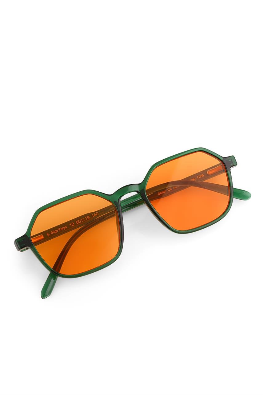 Sezar Green Orange Güneş Gözlüğü