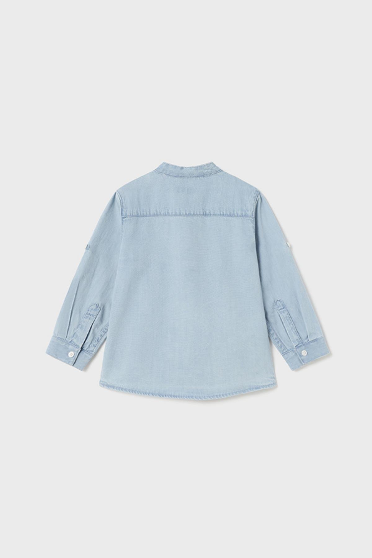 12-36 Ay Erkek Bebek Uzun Kol Denim Gömlek