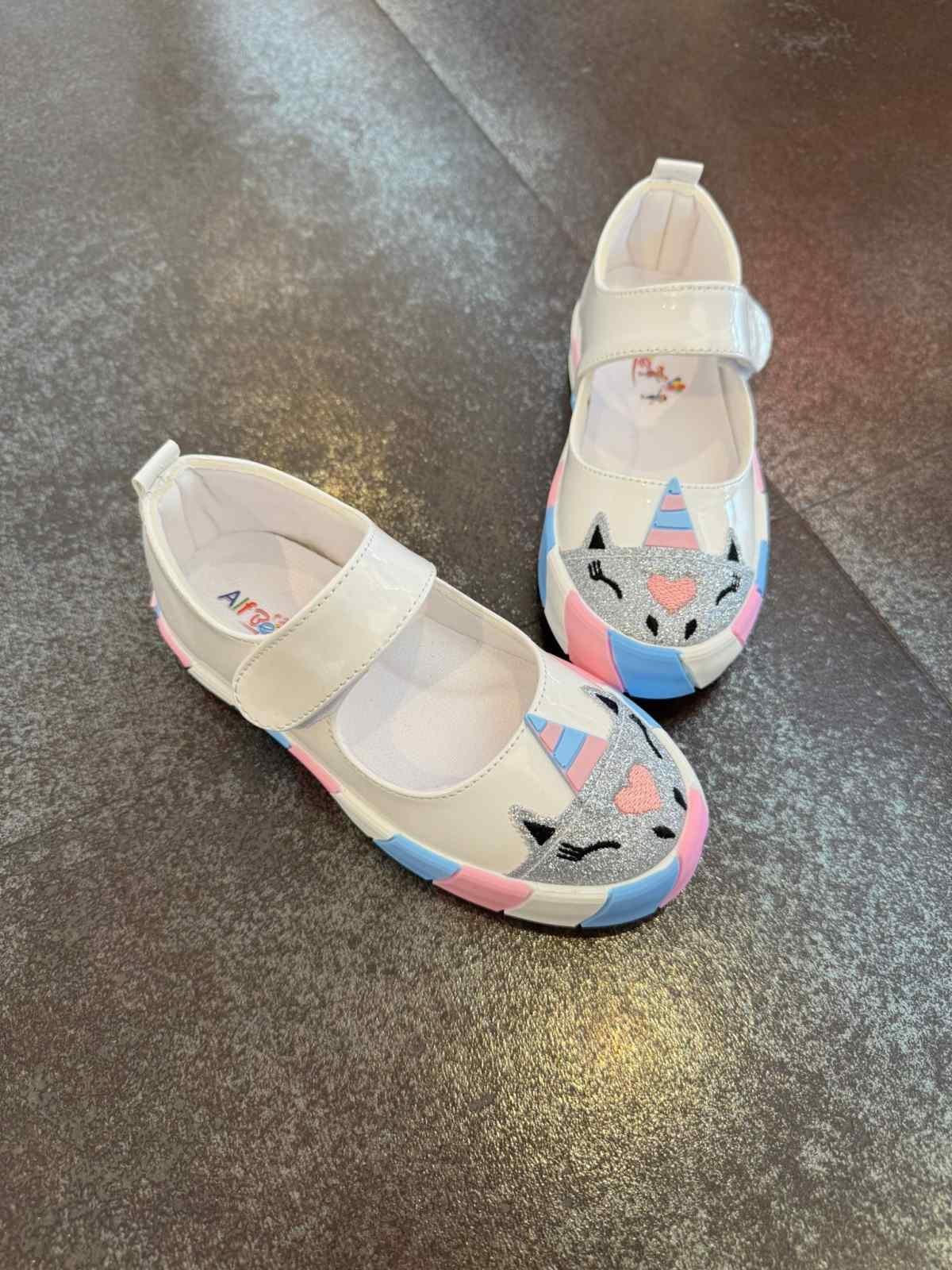 21-30 Numara Kız Çocuk Unicorn Babet Sneaker