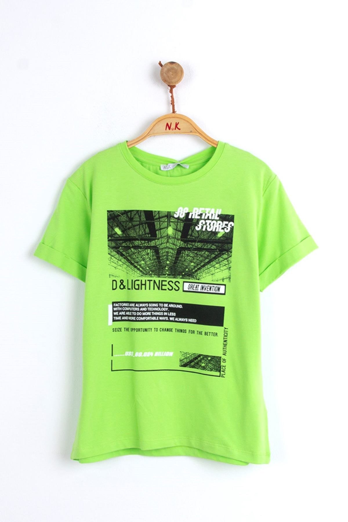 8-14 YAŞ ERKEK ÇOCUK GREAT T-SHIRT YEŞİL