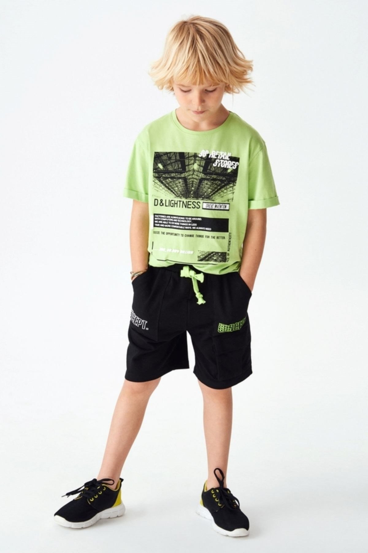 8-14 YAŞ ERKEK ÇOCUK GREAT T-SHIRT YEŞİL