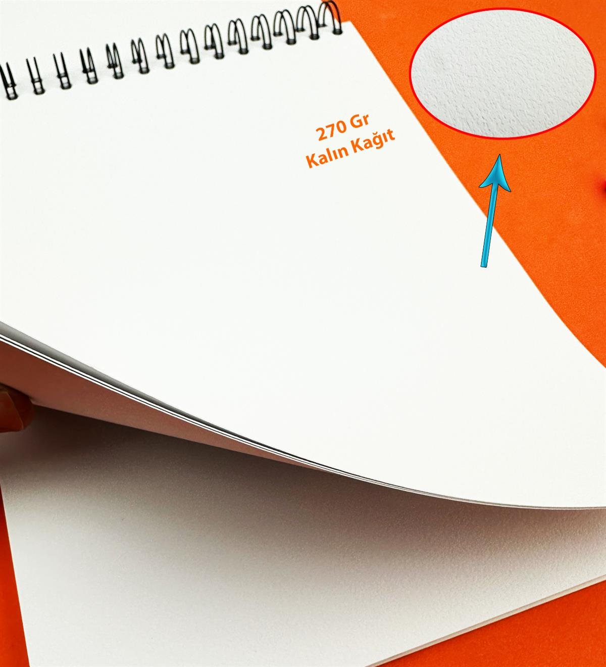 30x21Cm A4 Sketch Book - Eskiz Defteri - 270 Gr - 34 YaprakgiftmodaBAM-1053