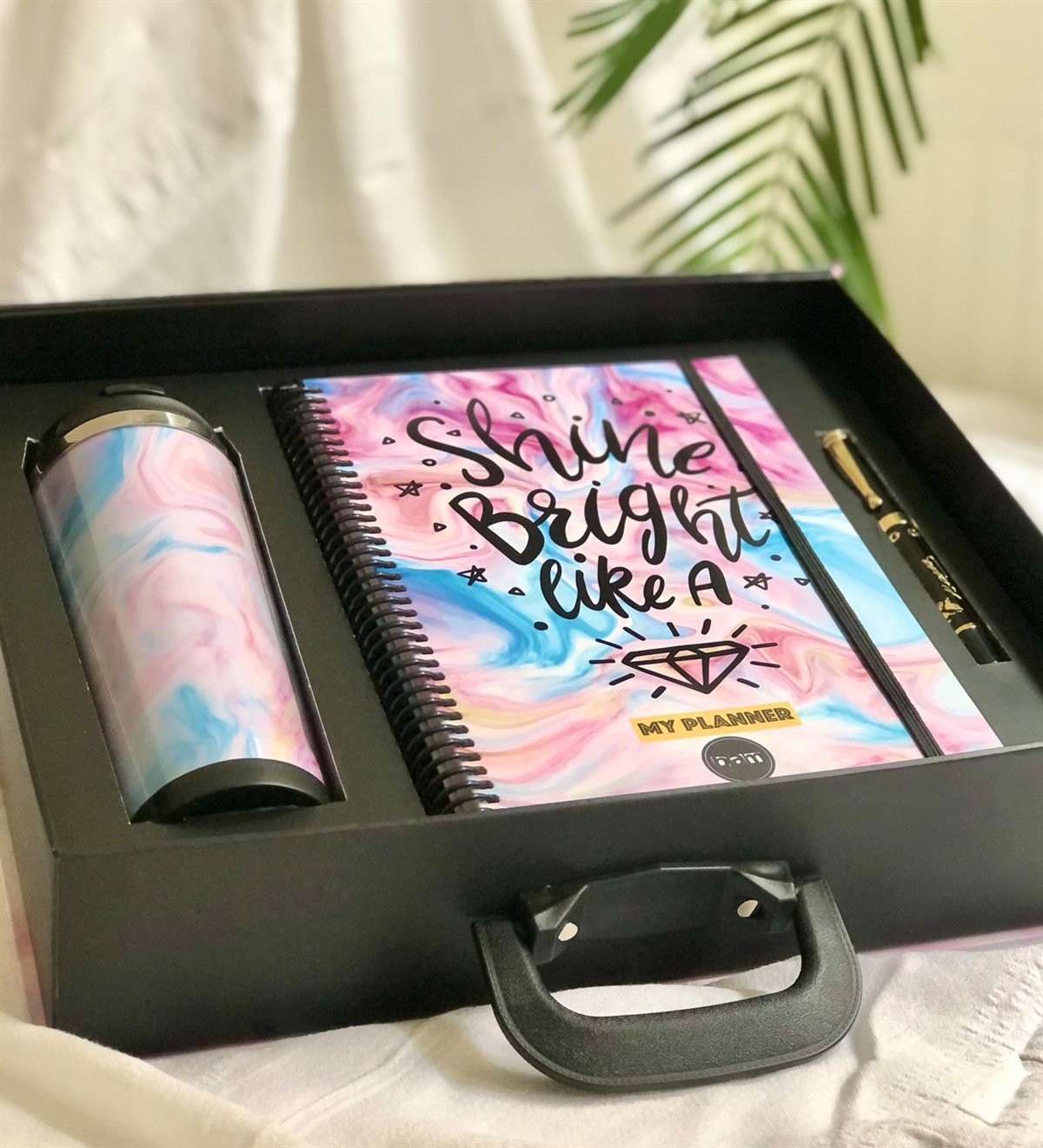 Elmas Tasarımlı Özel Kutulu Hediye SetiGiftmoda Elmas-Mug-MKA