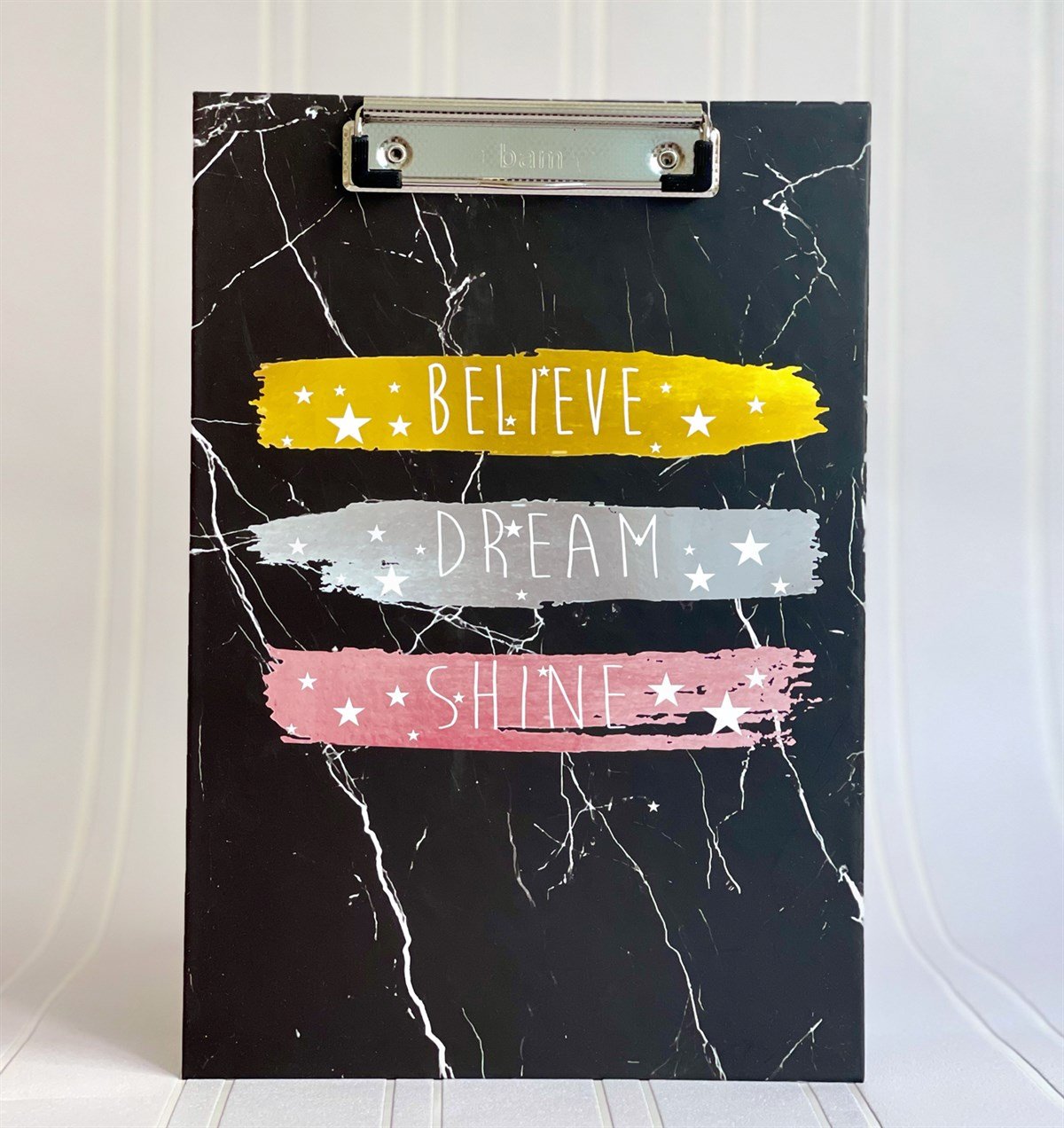 Believe Dream Shine Tasarımlı Konuşan Ajanda Ve Sekreterlik SetgiftmodaGmhs101175