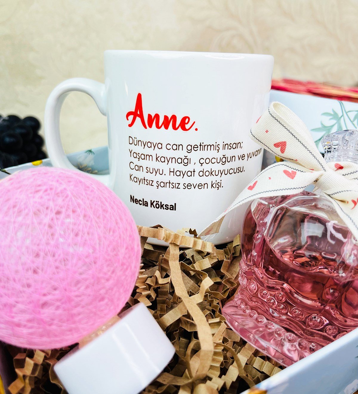 Kişiye Özel Anne Tasarımlı Mini Hediye SetigiftmodaGmhs101622