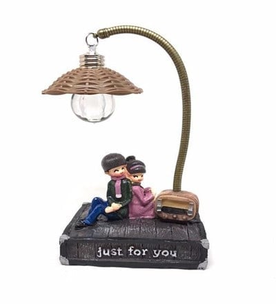 Just For You Romantik Sırt Sırta Çift Masa Lambası