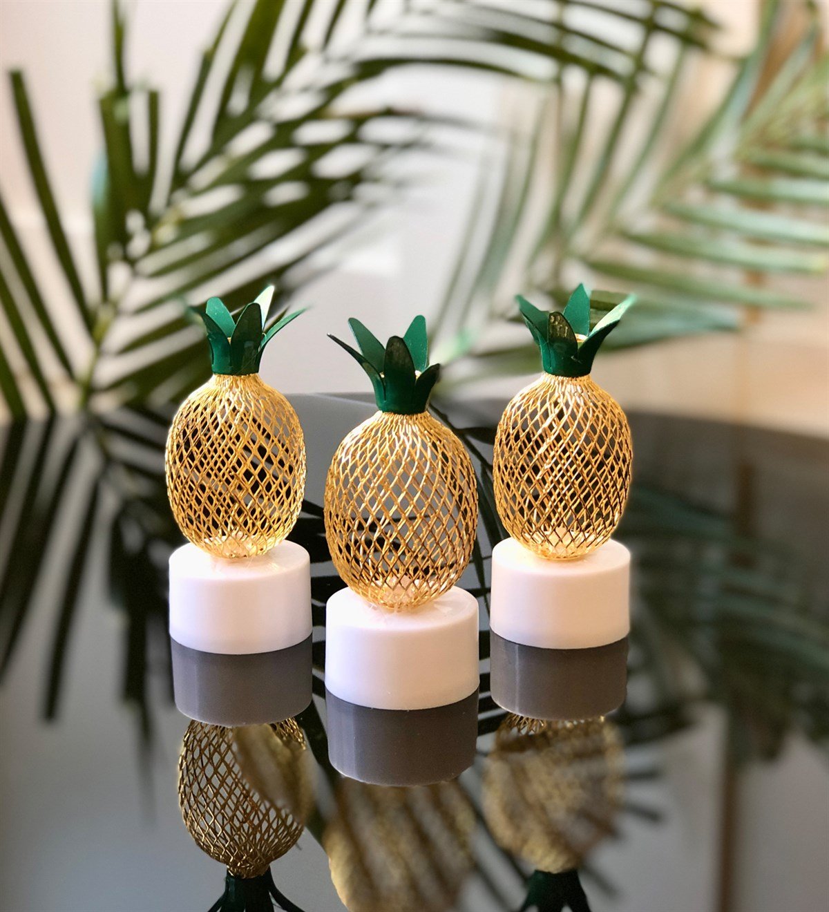 Mini Ananas Gece Lambası 3'lüGiftmodaGm-4047