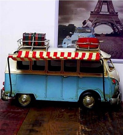 Nostaljik Metal Tenteli Vosvos Minibüs