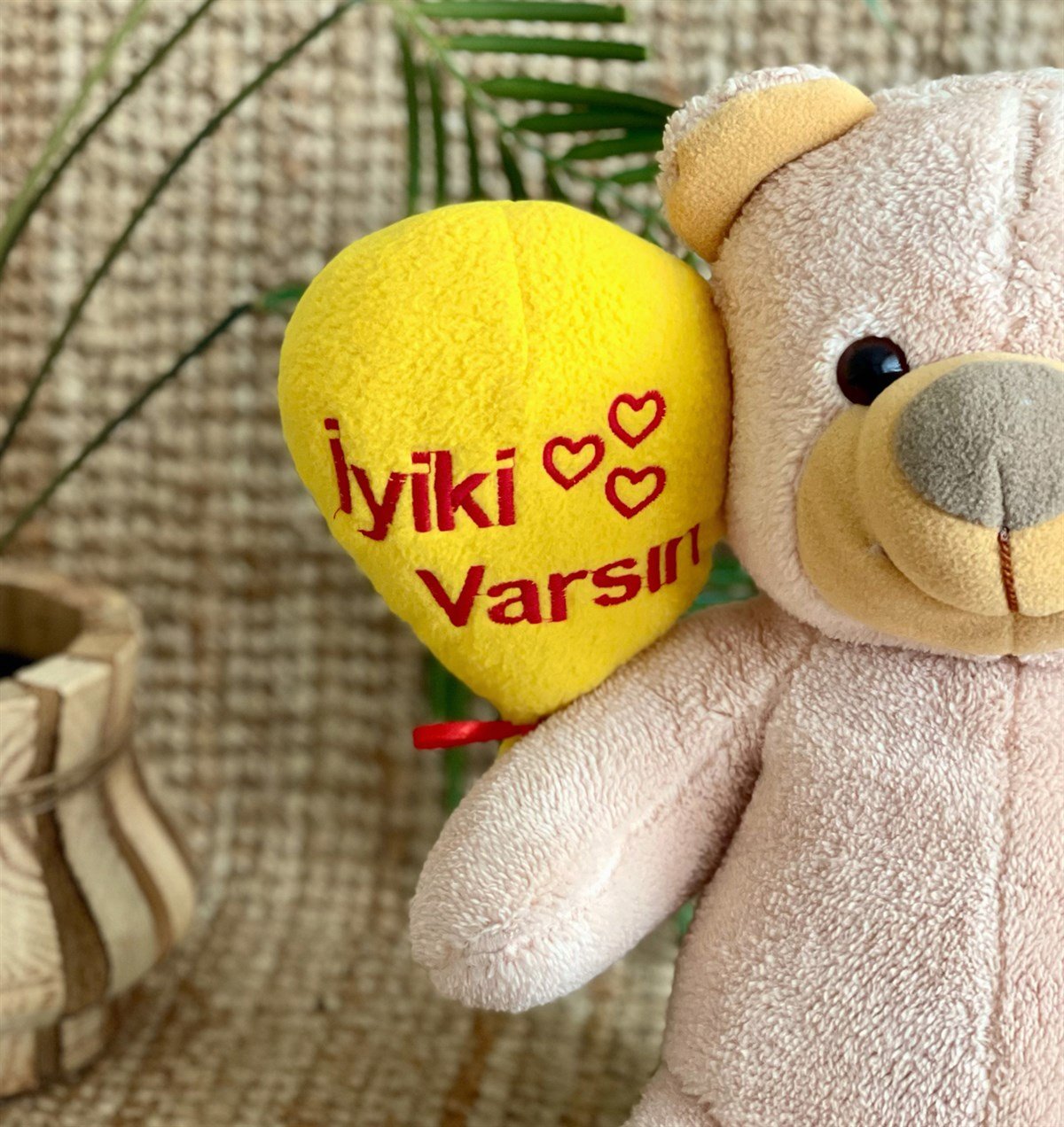 İyiki Varsın Tasarımlı Peluş AyıcıkGiftmodaGmpl00004
