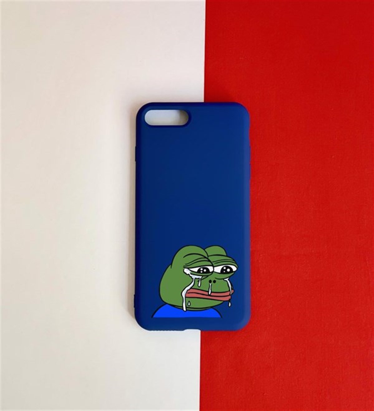 Kurbağa Pepe Tasarımlı iPhone 7 Kılıf giftmodaGmklf100030