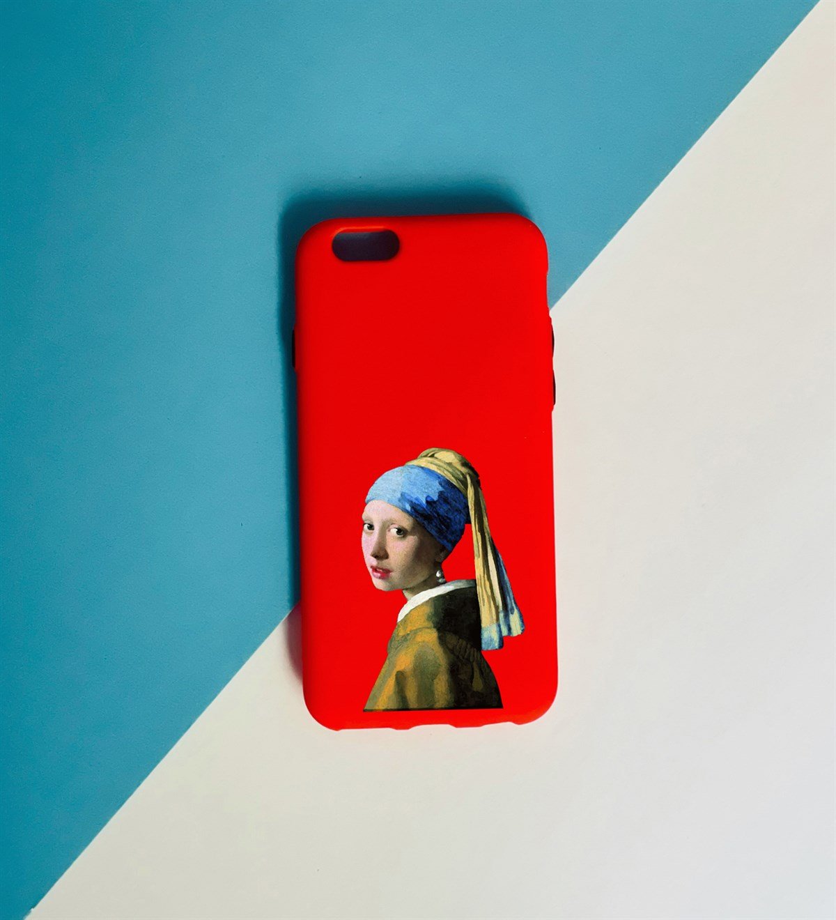 İnci Küpeli Kız Tasarımlı iPhone 6s KılıfgiftmodaGmklf100018