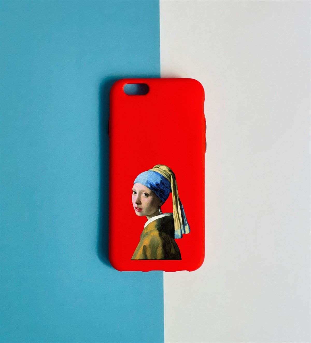 İnci Küpeli Kız Tasarımlı iPhone 6s KılıfgiftmodaGmklf100018