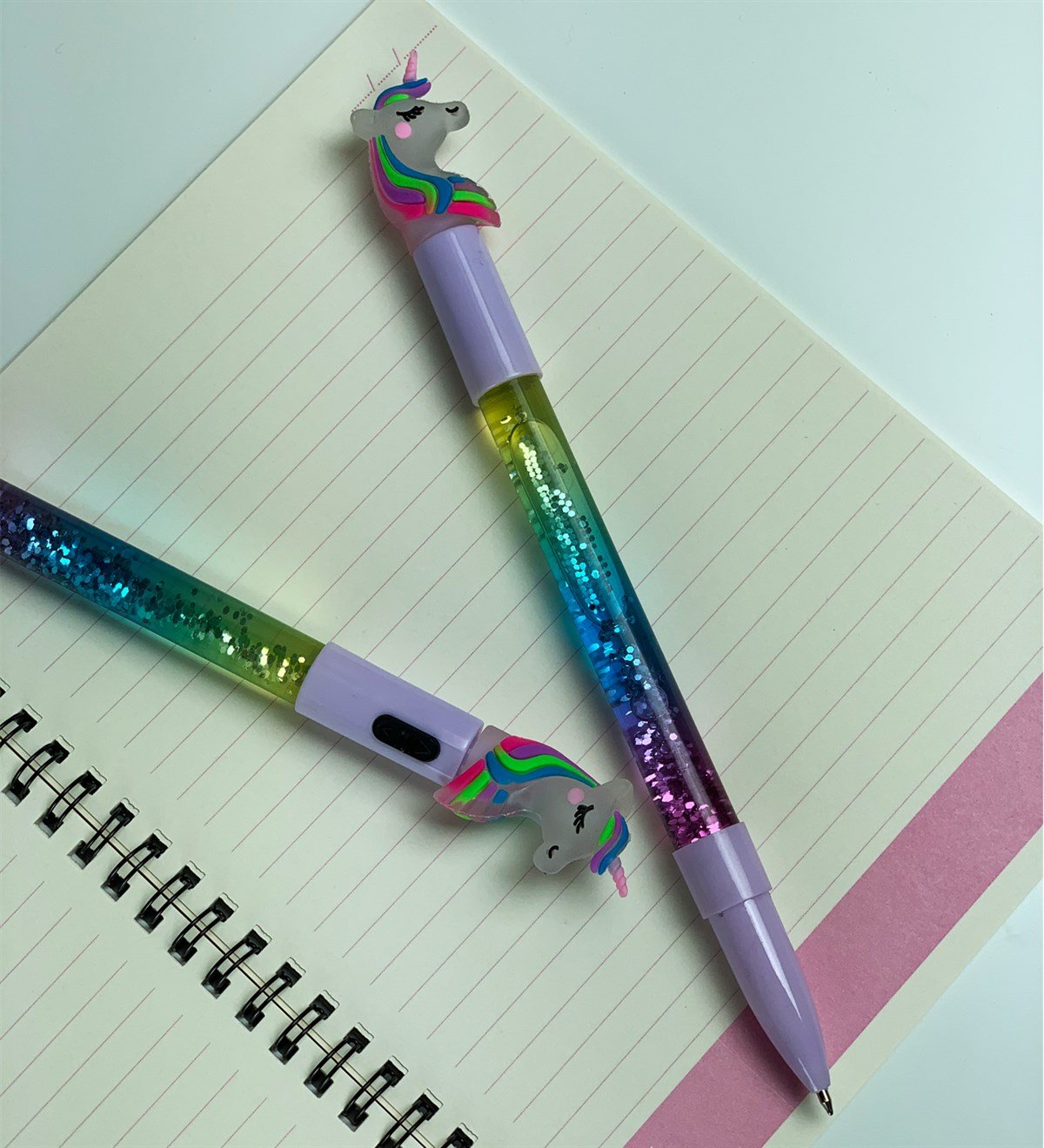 Unicorn Işıklı İçi Simli Jel Kalem GiftmodaGM-2012