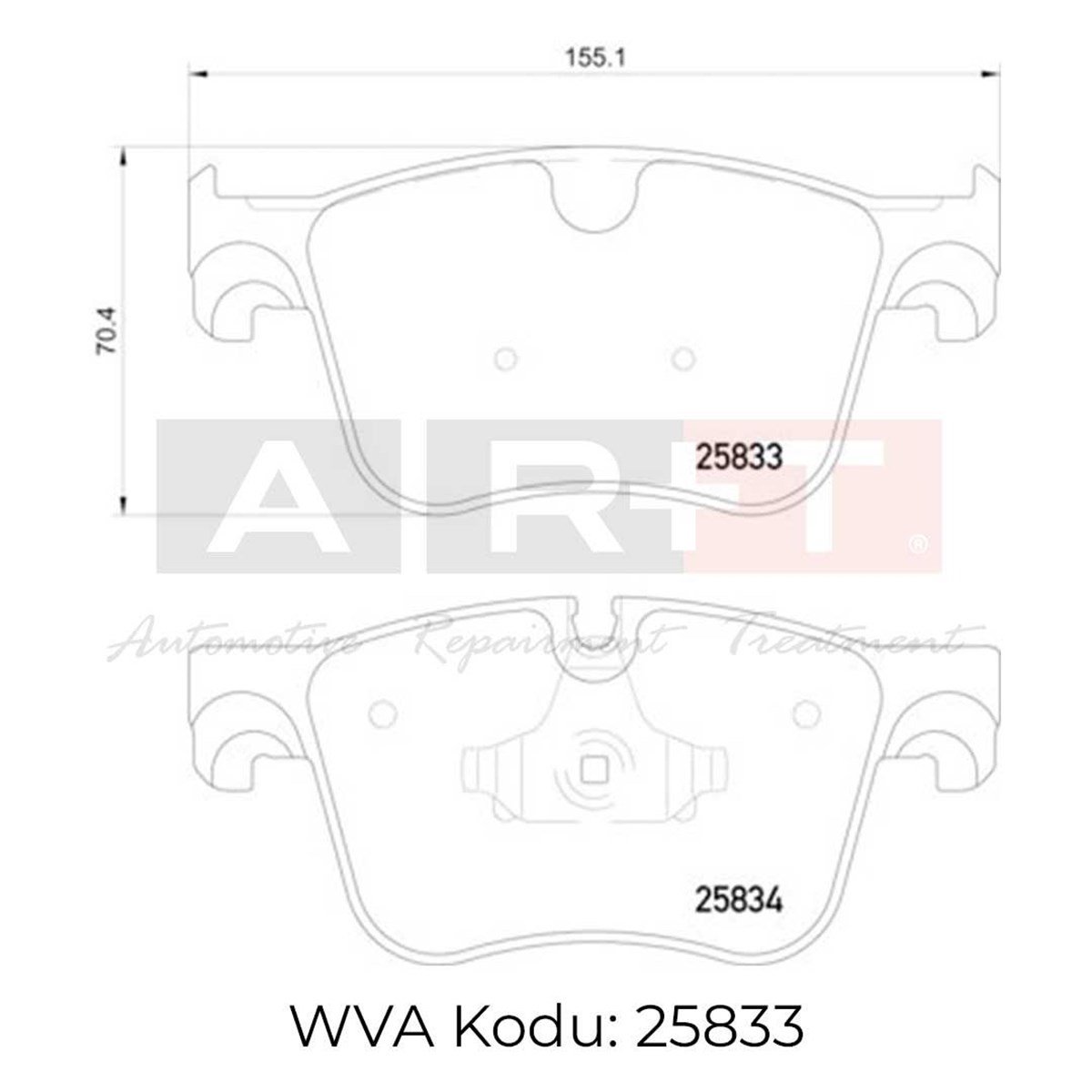 Balata Citroen Berlingo (18-) DS7 (17-) C4 Picasso I-II (16-) C4 Spacetourer (18-) Peugeot Rıfter (18-) 508 II (18-) 3008 (16-) 5008 II (17-) 308 II 308 SW II (14-) Ön