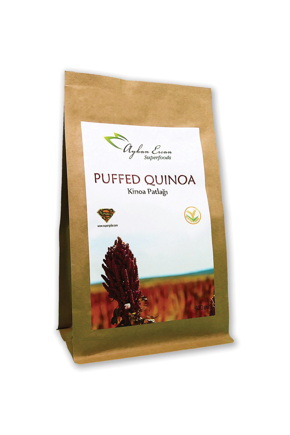 AYHAN ERCAN Glutensiz Kinoa Patlağı 130g