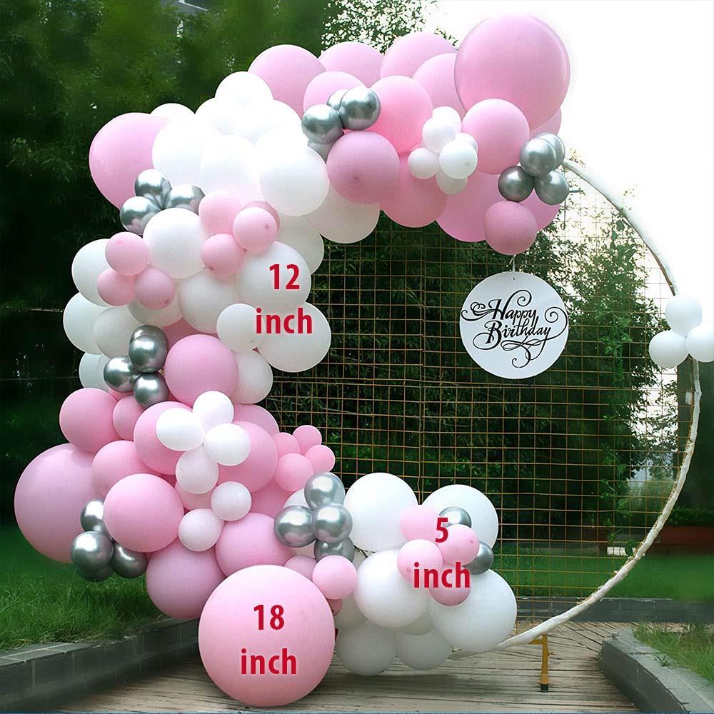 12 İnç Krom Yeşil Balon 10 Adet
