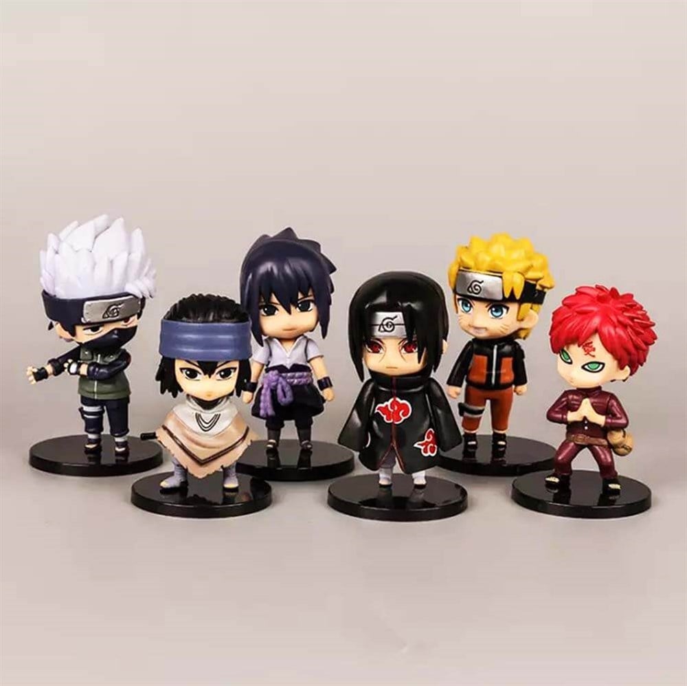 Naruto Figür Anahtarlık 3'lü Set 2 - Itachi, Uzumaki