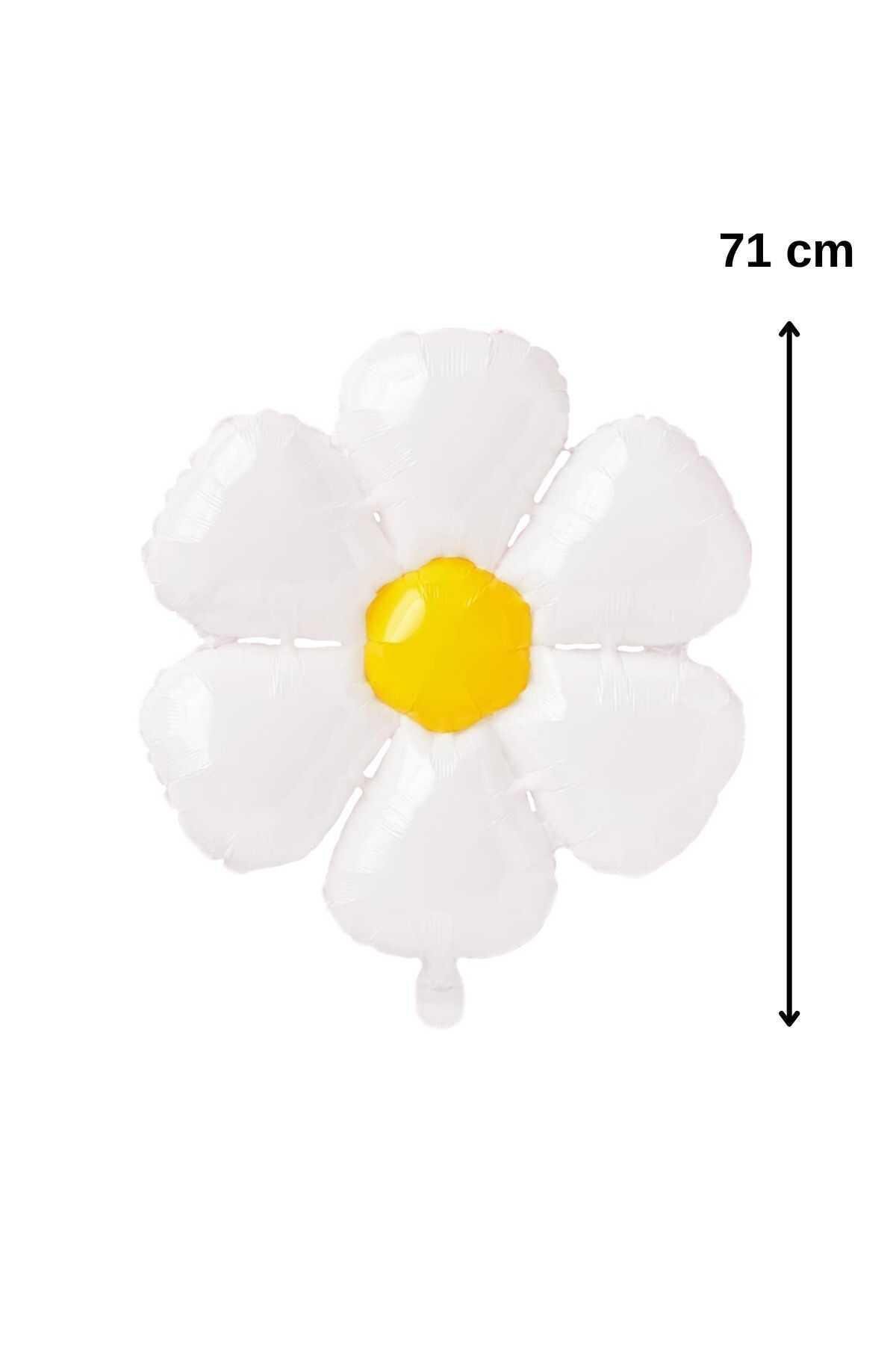 Papatya Folyo Balon 71 cm Parti Kutlama Seti