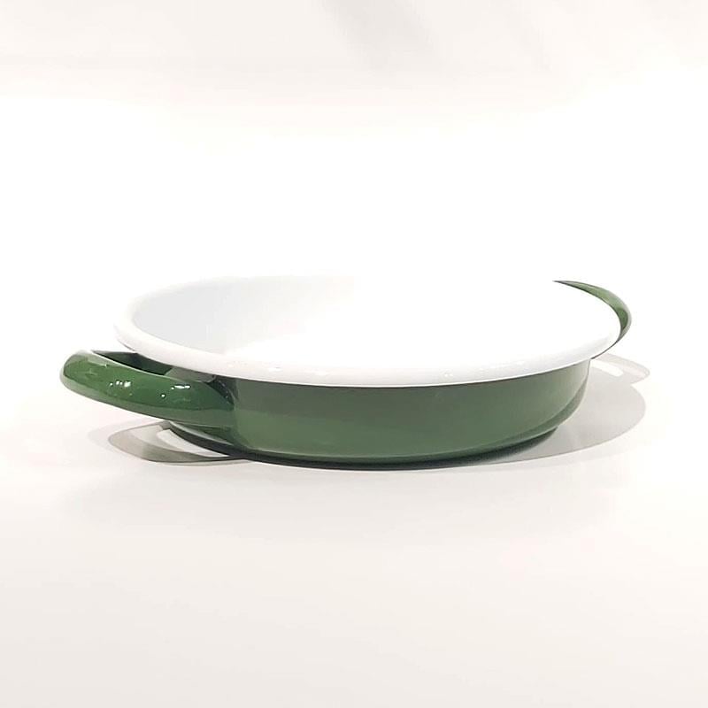 Emaye Sahan 19 cm Yeşil - Emayeci