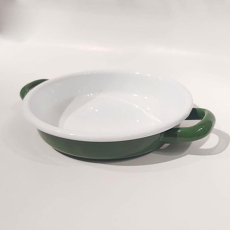 Emaye Sahan 19 cm Yeşil - Emayeci
