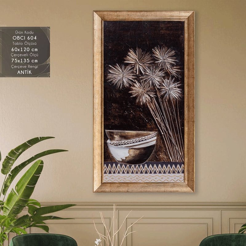 OBCI 604 Çerçeveli Tablo - Kare Home