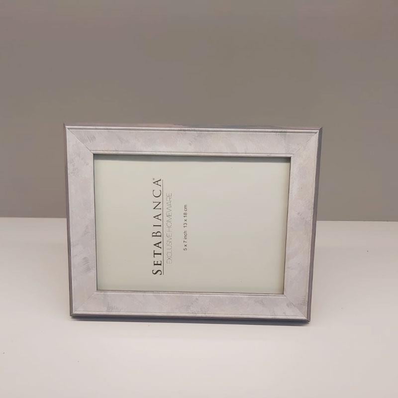 Seta Bianca 13 x 18 cm Çerçeve Gri Sedef
