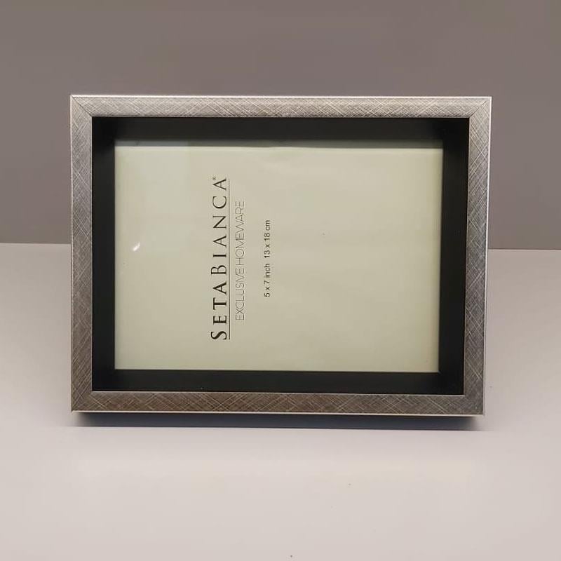 Seta Bianca Art Deco 13 x 18 cm Çerçeve Gümüş