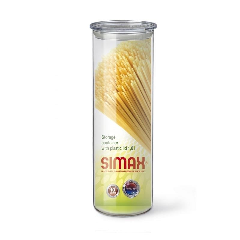 Simax 5132D Şeffaf Kapaklı Kavanoz 1,80 Lt - Simax