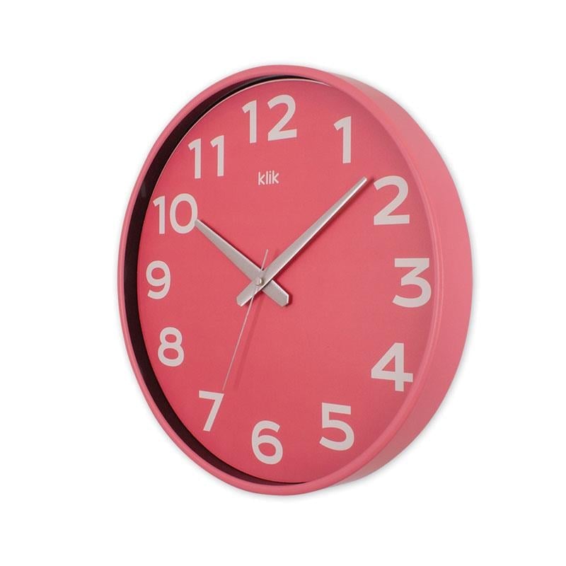 simplex-joy-pembe-duvar-saati-modern-tasarim