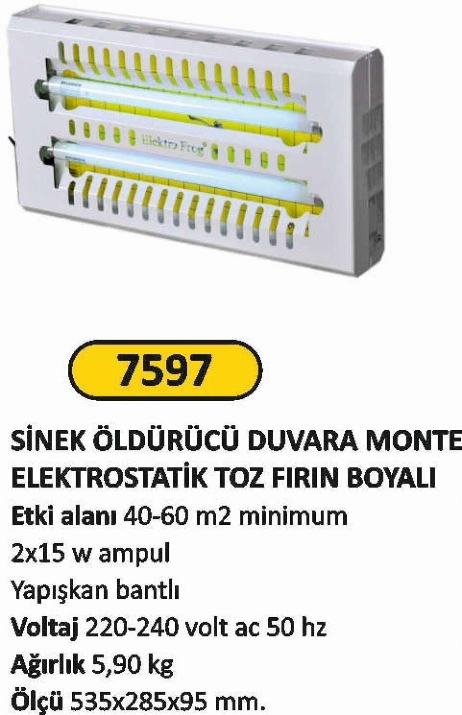 SİNEK ÖLDÜRÜCÜ DUVARA MONTE BOYALI