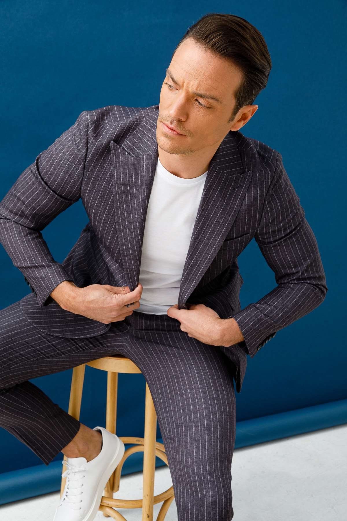 ERKEK ANTRASİT SLIM FIT / DAR KALIP STD TAKIM ELBİSE