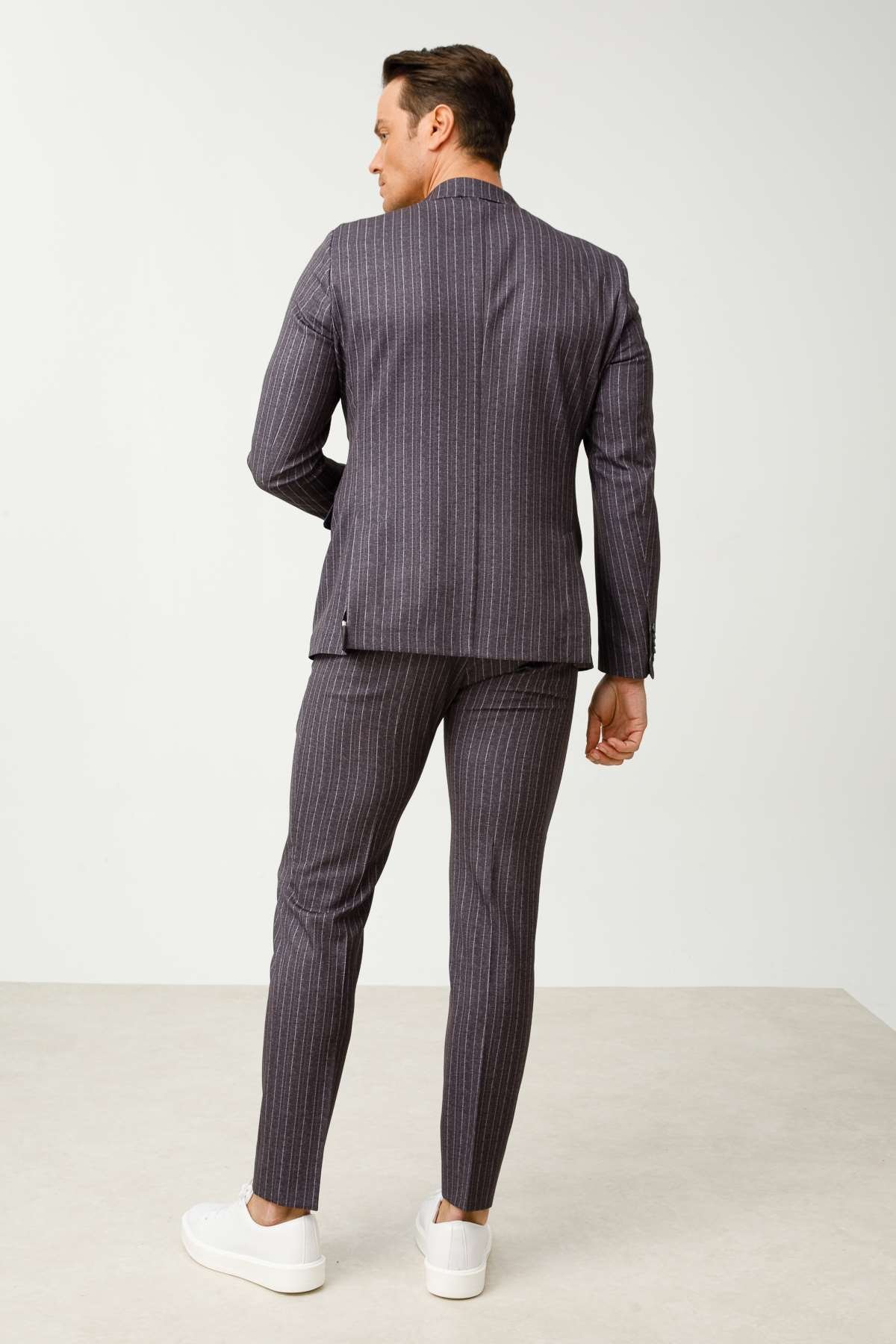 ERKEK ANTRASİT SLIM FIT / DAR KALIP STD TAKIM ELBİSE