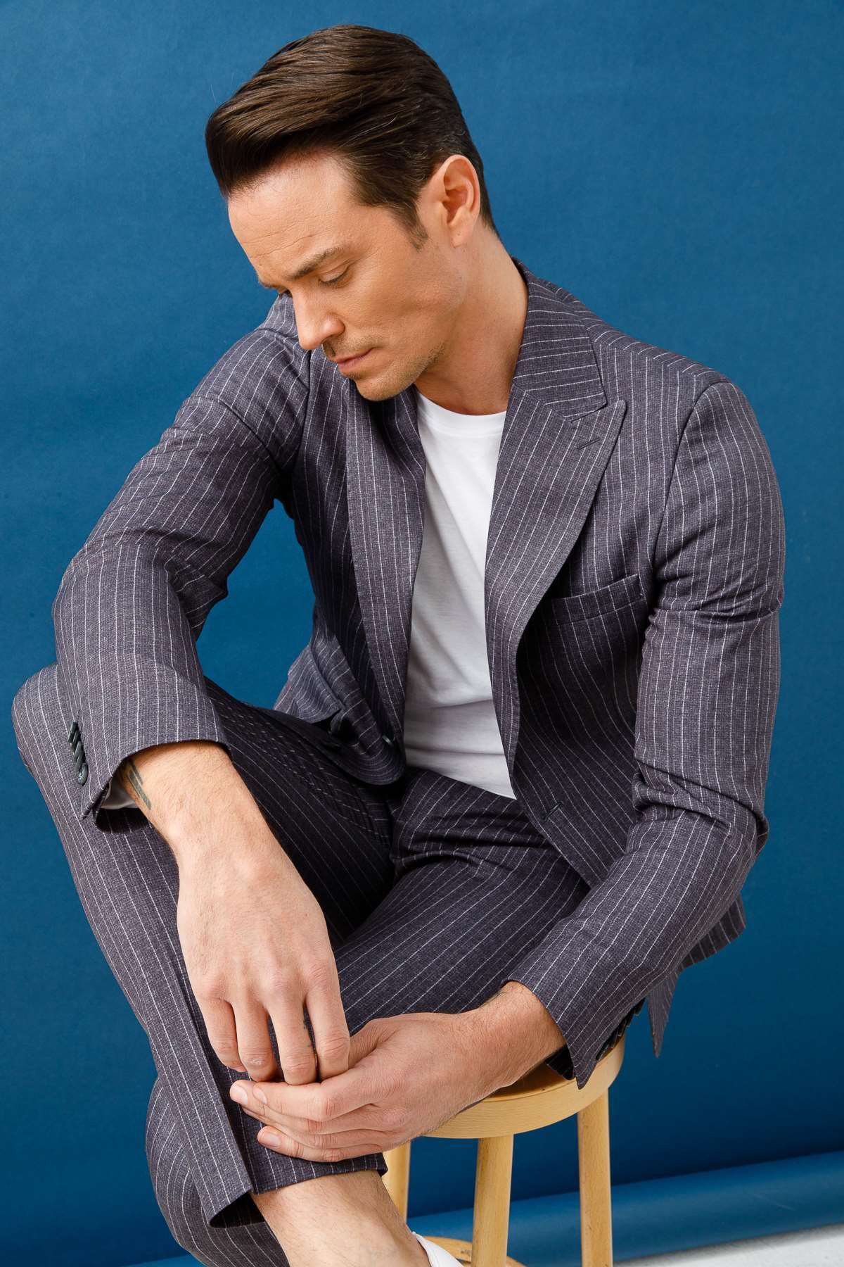 ERKEK ANTRASİT SLIM FIT / DAR KALIP STD TAKIM ELBİSE