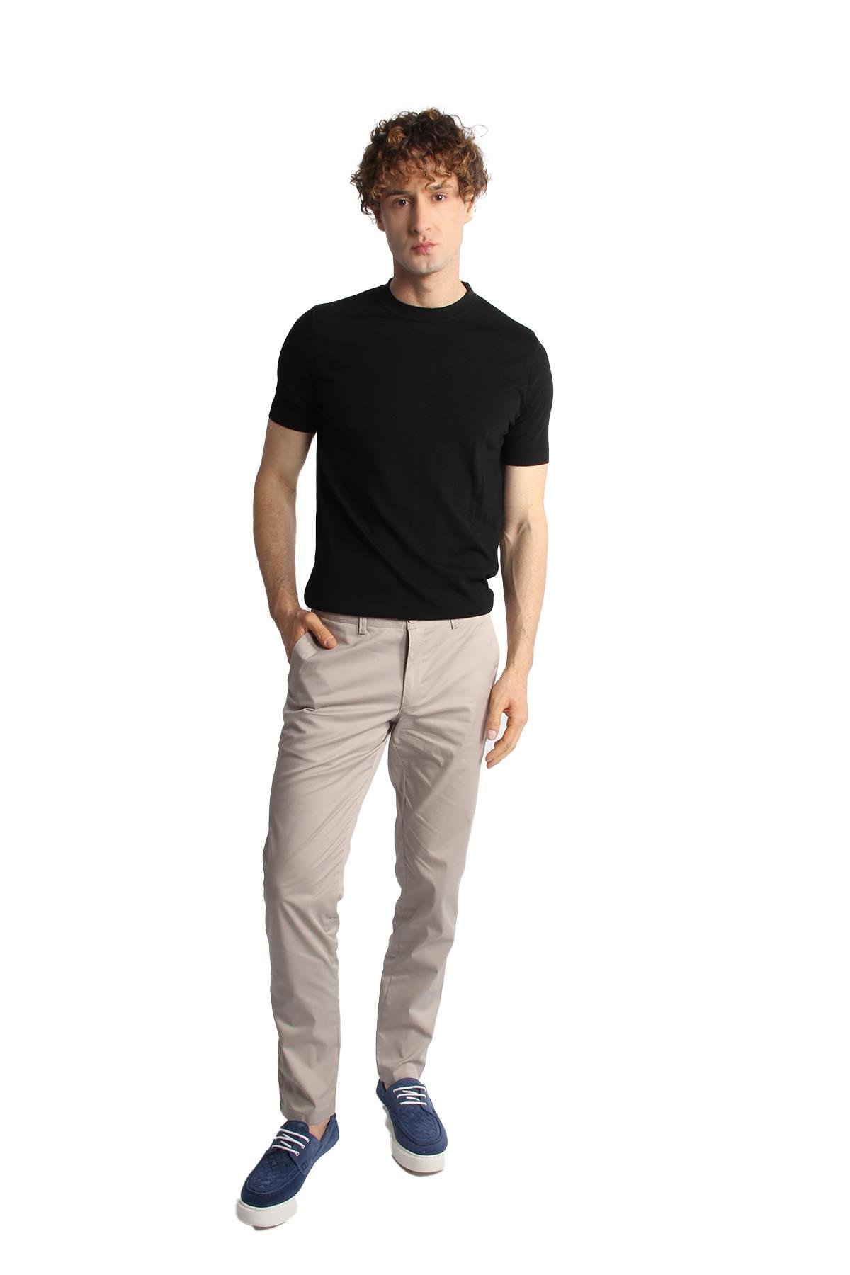 Erkek Bej Dynamic Fit  Pantolon