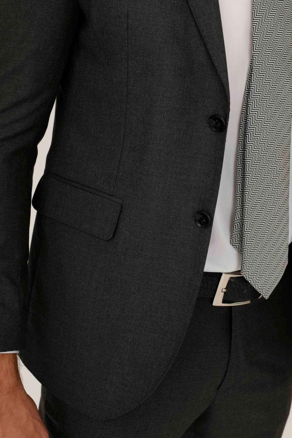 ERKEK FÜME SLIM FIT / DAR KALIP STD TAKIM ELBİSE
