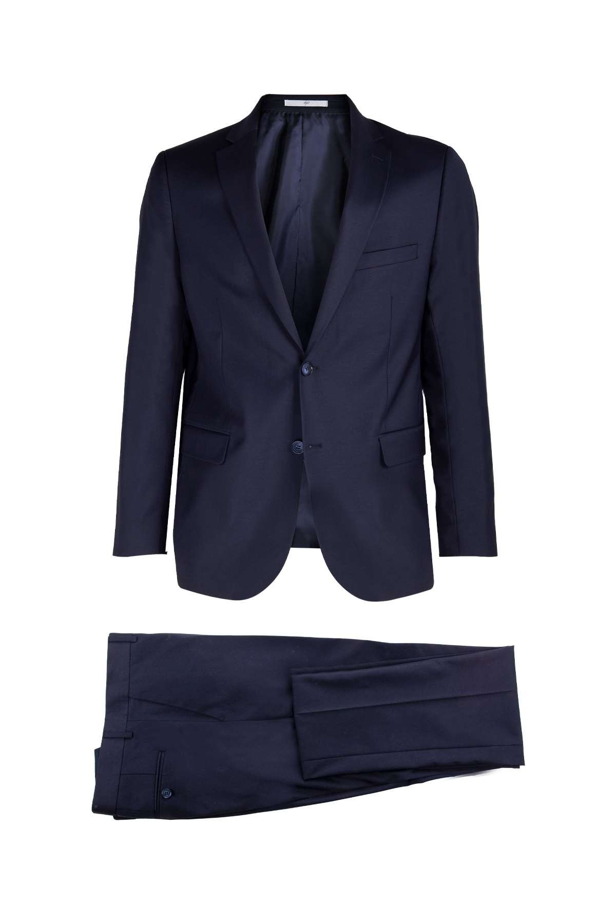 ERKEK LACİVERT SLIM FIT / DAR KALIP MONO YAKA TAKIM ELBİSE